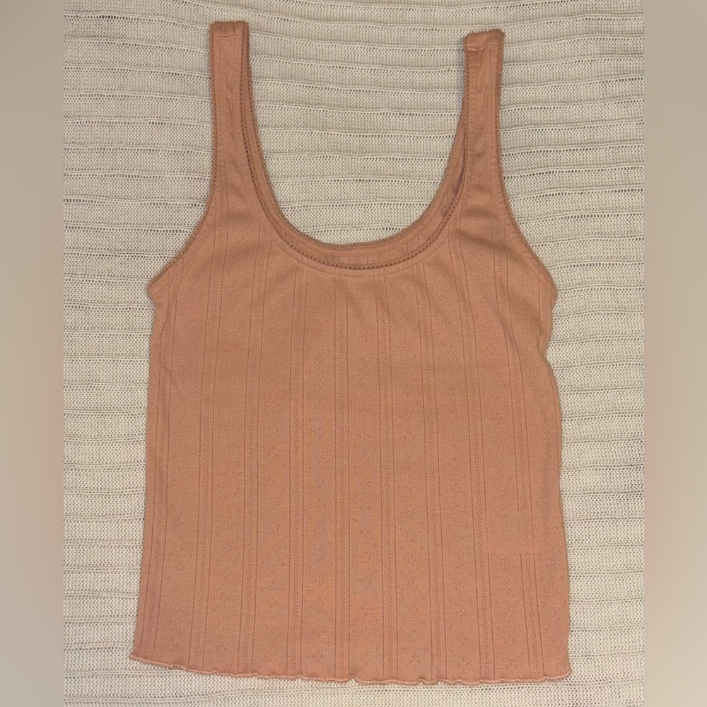 American Eagle Outfitters Peach Tank Top